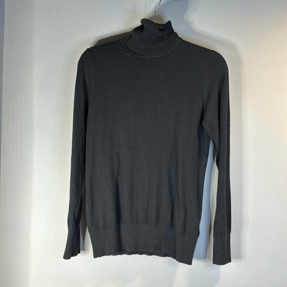 Black long sleeve turtle neck-L.L bean